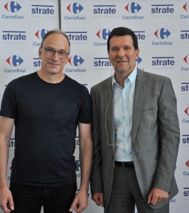 Strate et Carrefour became partners